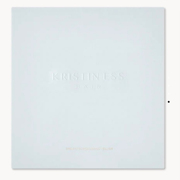 Kristin Ess Hair - The Satin Bow Headband - Blush - Picture 3 of 11